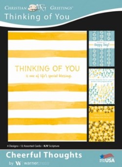 730817364582 Cheeful Thoughts KJV Thinking Of You Box Of 12