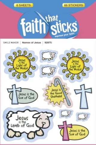 9781414392875 Names Of Jesus Stickers