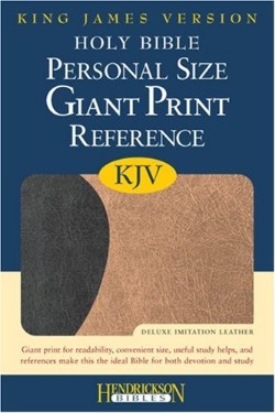 9781598563733 Personal Size Giant Print Reference Bible