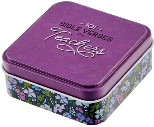 1220000138773 101 Bible Verses For Teachers Scripture Cards In A Tin