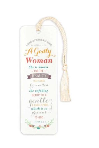 603799556101 Godly Woman Tassel Bookmark