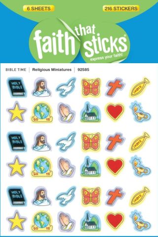 9781414392585 Religious Miniatures Stickers