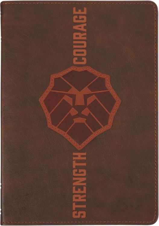 9781639524020 Strength And Courage Journal With Zipper Closure