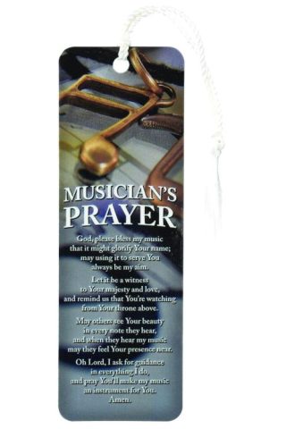 603799782425 Musicians Prayer Tassel Bookmark