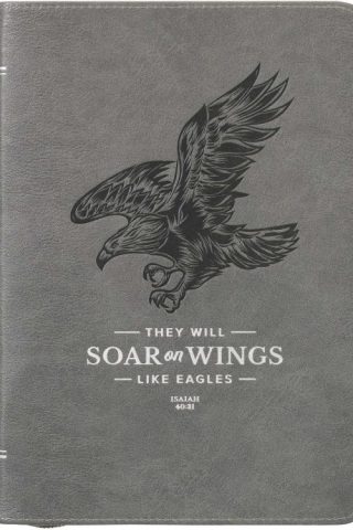 9781639522781 They Will Soar On Eagles Wings Journal Isaiah 40:31 Gray With Zipper