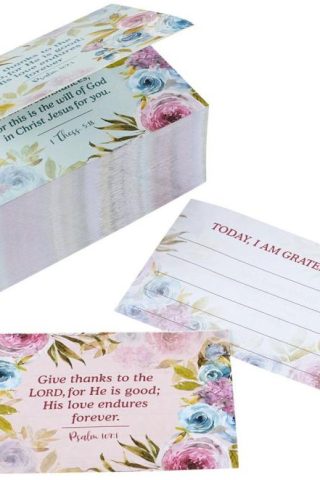 6006937151062 Grateful Jar Refill Card Pack Pink Roses