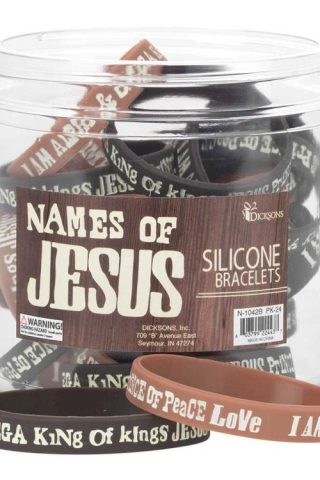 603799224437 Names Of Jesus Silicone (Bracelet/Wristband)