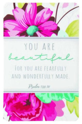 603799414791 You Are Beautiful Pocket Card