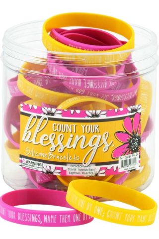 603799477246 Count Blessings Silicone (Bracelet/Wristband)
