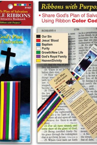 634989116317 Bible Ribbons With Bookmark Gods Plan Of Salvation