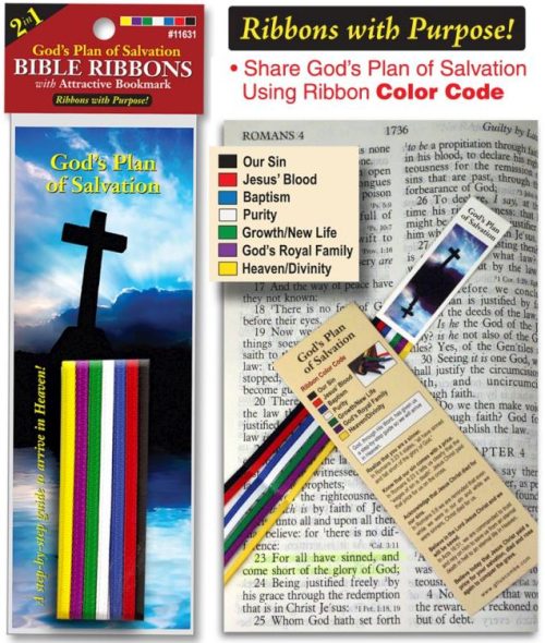 634989116317 Bible Ribbons With Bookmark Gods Plan Of Salvation