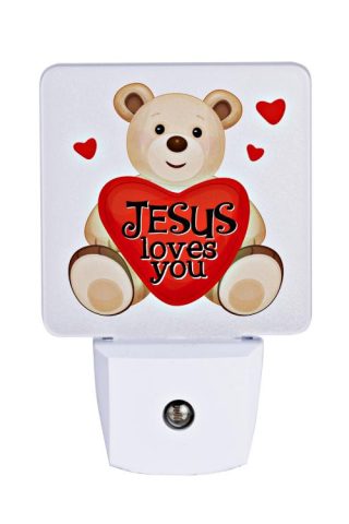 737682021305 Jesus Loves You Bear Nightlight