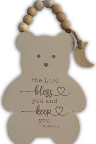 785525315586 Lord Bless You And Keep You Bear Numbers 6:24 (Plaque)