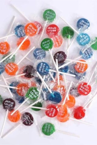 788200567614 Jesus Loves You Lollipops Pack Of 100