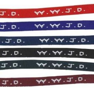788200872398 WWJD Woven Assorted Colors Pack Of 12 (Bracelet/Wristband)