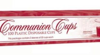 9780805402599 Plastic Communion Cups