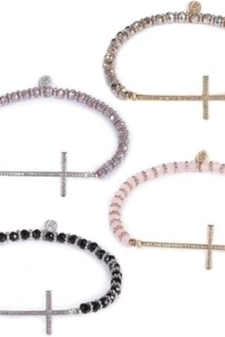 089945596823 Pave Cross Stretch (Bracelet/Wristband)