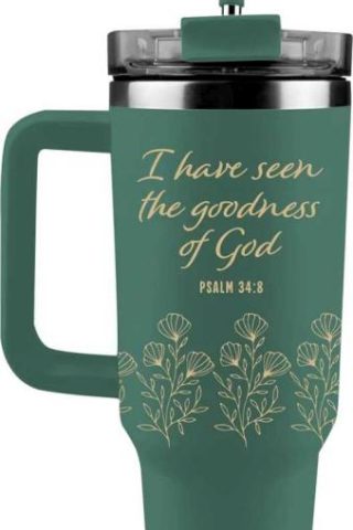 612978632598 Goodness Of God Stainless Steel Mug With Straw