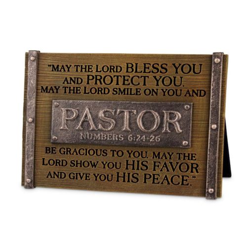 667665402091 Pastor Blessings Tabletop Plaque