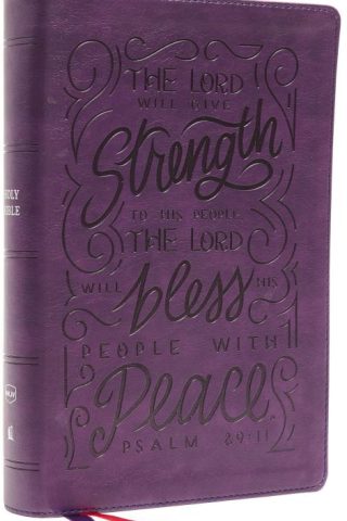 9780785292760 Giant Print Center Column Reference Bible Verse Art Cover Collection Comfor