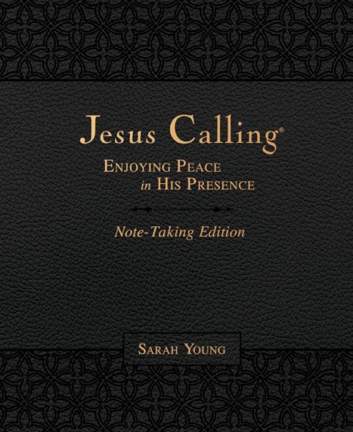 9781400213702 Jesus Calling Note Taking Edition Leathersoft Black With Full Scriptures