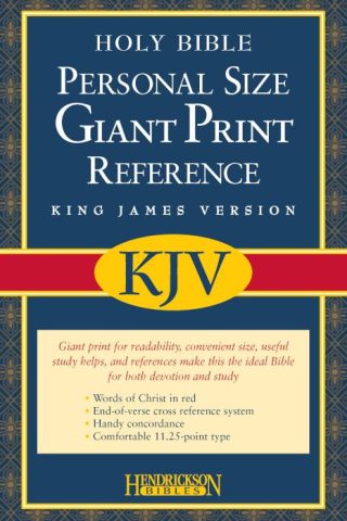 9781598560992 Personal Size Giant Print Reference Bible