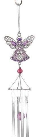 096069631569 Angel Pewterworks Crystal Chime