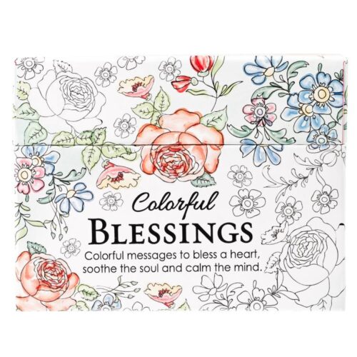 6006937132580 Colorful Blessings Coloring Cards