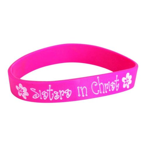 603799509916 Sisters In Christ Silicone (Bracelet/Wristband)