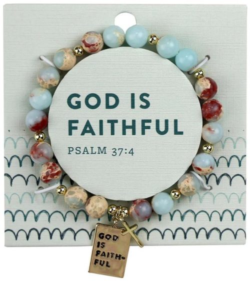 612978574645 Grace And Truth God Is Faithful Keepsake (Bracelet/Wristband)