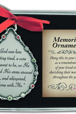 785525236935 God Saw Him Memorial (Ornament)