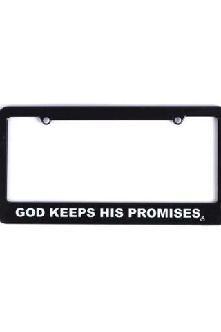 788200878109 God Keeps His Promises Auto Tag Frame Frame