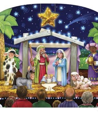 819273020482 Greatest Story Free Standing Advent Calendar