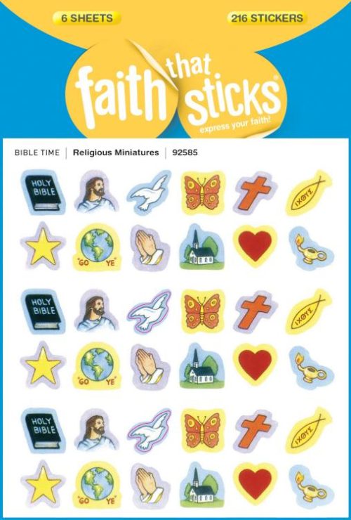 9781414392585 Religious Miniatures Stickers