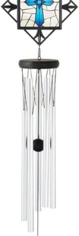 096069644958 Stained Glass Amaing Grace Wind Chime