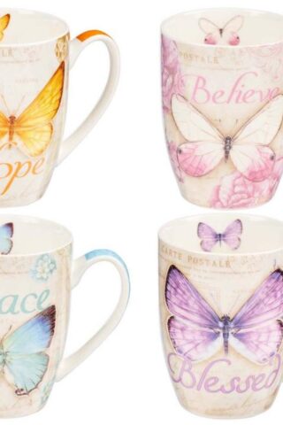 1220000137714 Butterfly Blessings Mug Set