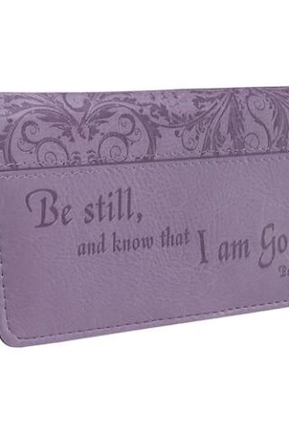 6006937093706 Be Still And Know Checkbook Cover