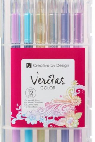 6006937140486 Veritas Color Gel Pens 12 Pack