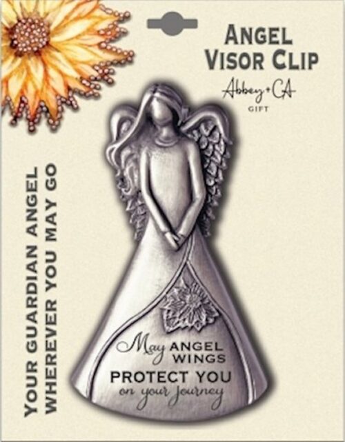 785525318044 Angel Visor Clip May Angels Wings Protect You On Your Journey