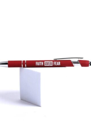 788200482818 Faith Over Fear Soft Touch Gift Pen