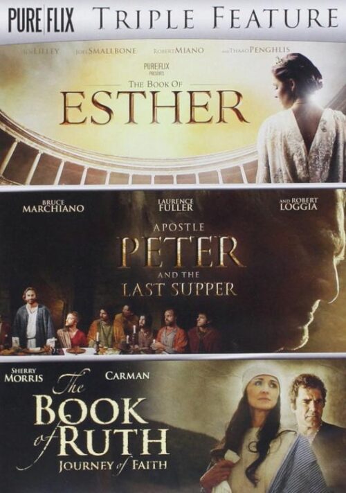 857533003653 PureFlix Triple Feature The Book Of Esther Apostle Peter And The Last Suppe (DVD