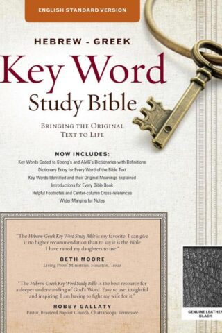 9781617159985 Hebrew Greek Key Word Study Bible