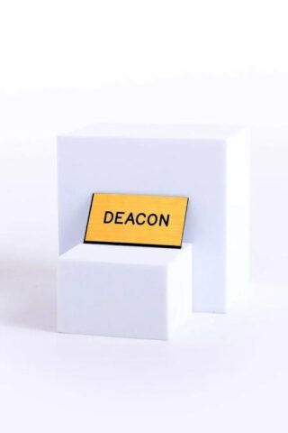 788200450480 Deacon Engraved Magnetic Badge