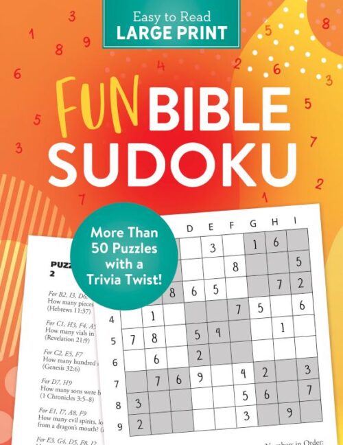 9781636091648 Fun Bible Sudoku Easy To Read Large Print (Large Type)