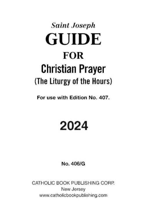 9781958237144 2024 Saint Joseph Guide For Christian Prayer