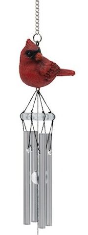 096069581291 Mini Songbird Cardinal Wind Chime