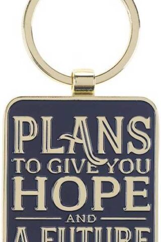 1220000323018 Plans To Give You Hope And A Future Key Ring Jeremiah 29:11