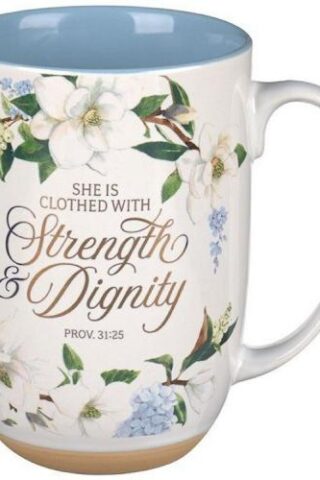 1220000325654 She Is Clothed With Strength And Dignity Prov 31:25 Ceramic