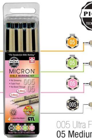 634989305544 PIGMA Micron 005 05 Bible Marking Kit