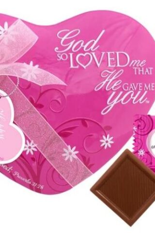 641520003265 God So Loved Me Heart Tin Milk Chocolate